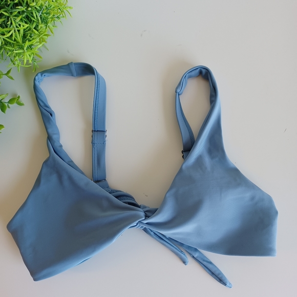 SHEIN  Twist Front Bikini Dusty Blue NEW - Picture 3 of 6